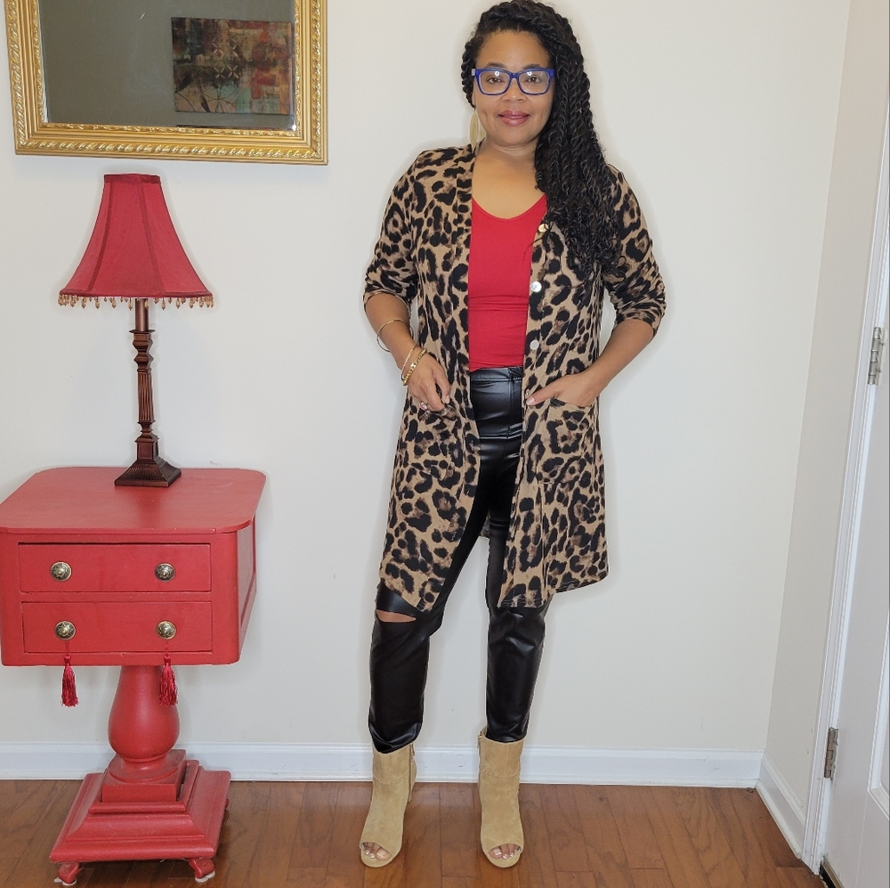 COPY - Leopard print cardigan